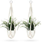 2Pcs 23" Short Macrame Plant Hanger, Short Macrame Plant Hangers
