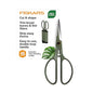 Fiskars 6" Plant Shaping Shears & Holder, Precision Indoor Gardening Snips - size: Shaper Plant Shears