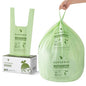 SUPERBIO 13 Gallon Compostable Kitchen Waste Bags with Handles - color: 13 Gallon with Handles, 30 Count