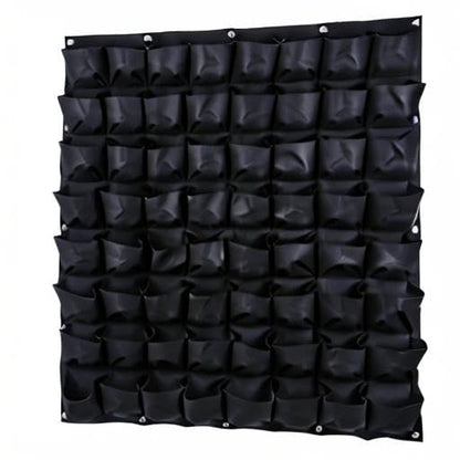 Ogrmar 64 Pockets Wall Planter Breathable Vertical Garden Planter Grow Bag - size: 64 Pockets