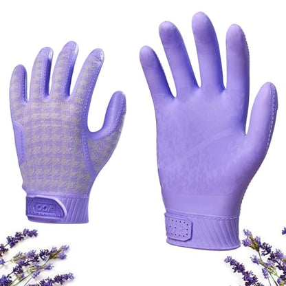 Vgo... Women's Gardening Gloves,Work Gloves,TPE Waterproof Palms, Anti-Slip,Breathable 3D Knit Back(TP1152) - size: Large