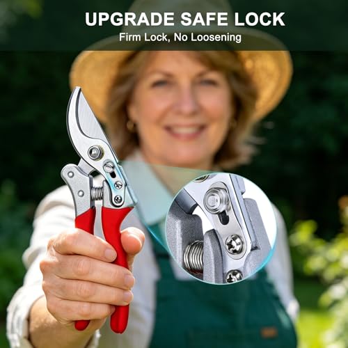 Kynup Pruning Shears, Heavy Duty Garden Shears with SK5 Japanese Steel - style: Modern
