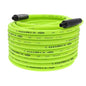 Flexzilla Air Compressor Hose, 3/8 in. x 100 ft., 1/4 in. MNPT Fittings, No-Kink, All Weather, Lightweight, Premium Hybrid Polymer, 300 PSI, ZillaGreen - size: 100ft, style: 3/8"