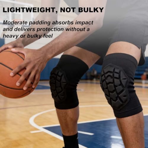 Soft Knee Pads for Dance Men Women, Flexible Lightweight Sleeves, Black S - size: Small