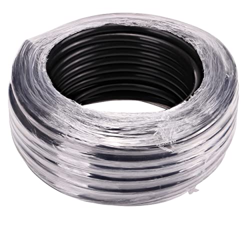 Raindrip 016005P 1/4-Inch Drip Irrigation Supply Tubing, 50-Foot, for Irrigation Drippers, Drip Emitters, and Drip Systems, Black Polyethylene - size: 50 Ft, style: Polyethylene
