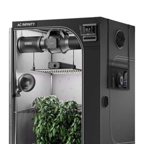 AC Infinity AI Grow System 4x4, 4-Plant Kit w/Self-Learning AI Controller - size: 48” x 48” x 80”