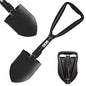 SOG Entrenching Tool- 18.25 Inch Folding Survival Shovel with Wood Saw Edge and Tactical Shovel Carry Case- Black (F08-N) - style: Standard