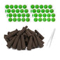 Hydroponic Pods Kit, Compatible with AeroGarden, 121Pcs - size: 121 Pcs-60 Grow Sponges, 60 Labels & 1 Tweezers