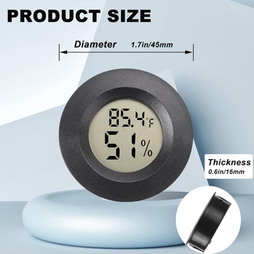 Hygrometer Thermometer Digital Humidity Meter 2 Pack