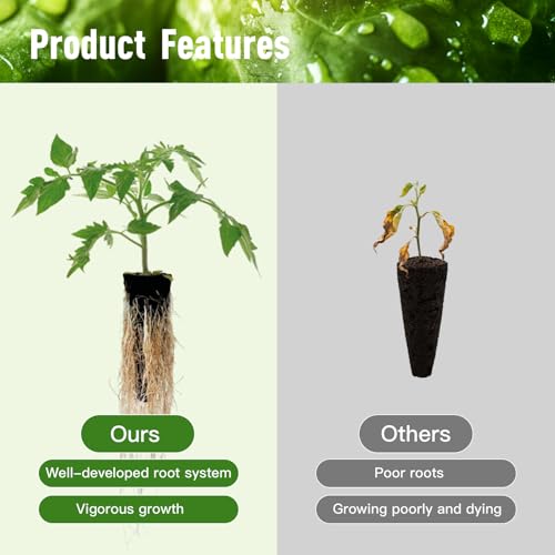 60 Pack Hydroponic Grow Sponges Seed Pods Replacement, Compatible with AeroGarden iDOO and Most Hydroponic Systems. Rapid Rooting Nursery Sponges.
