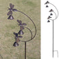 Metal Bees with Bells for Outside Garden Art,Decorative Garden Stakes