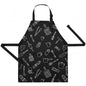 Kids Apron for Cooking, Toddler Apron with Pocket, Girls Boys Apron - color: Black, size: Small