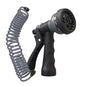 Orbit Coil Garden Hose, 25 ft, with 8-Pattern Nozzle, Gray - 26382 - color: Gray, size: 25 ft