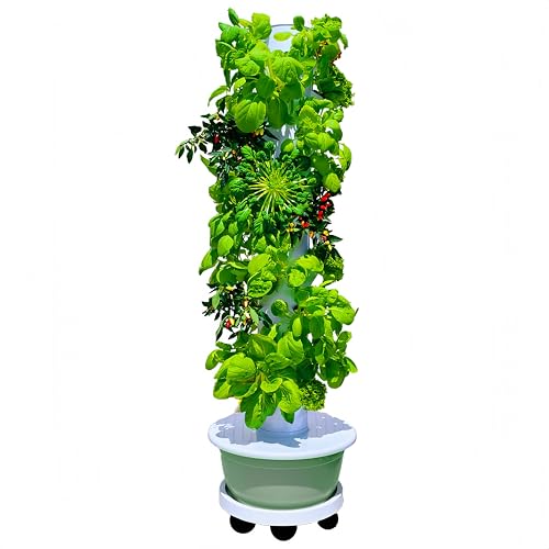 Hydroponic Growing System, Vertical Garden Tower Automatic Timer 36 -Pod