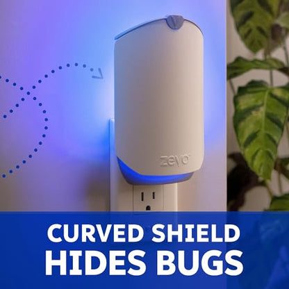 Zevo Flying Insect Trap for Fruit Flies & Gnats, 1 Plug-in Base & 1 Refills - style: 1 Device & 1 Cartridge