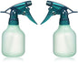 Rayson Empty Spray Bottle Refillable Container, Fine Mist Sprayer Trigger Squirt Bottle for Taming Hair, Hair styling, Watering Plants, Showering Pets (2 Pack, Green)