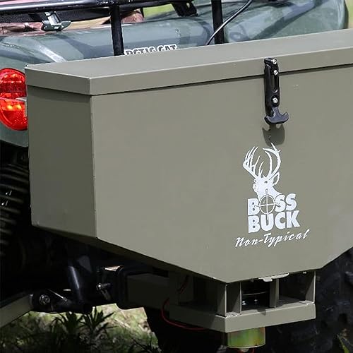 Boss Buck ATV Seeder Spreader with Wireless Control, 80 lb Capacity