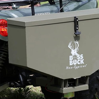 Boss Buck ATV Seeder Spreader with Wireless Control, 80 lb Capacity