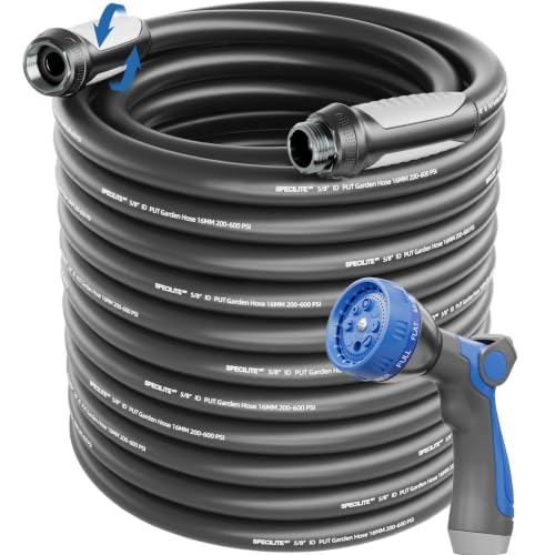SPECILITE Garden Water Hose 150 ft x 5/8", Ultra-Lightweight & Easy to Store - size: 150 FT