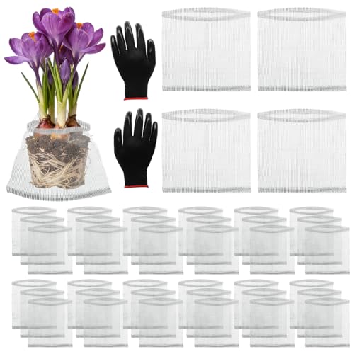 40 Pcs Gopher Baskets 5 Gallon Root Guard Proof Stainless Wire Steel Trap - size: 16"X17.5"-40 Pack