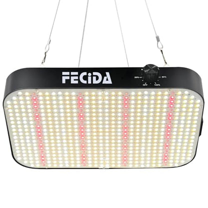 FECiDA 600W Equivalent Grow Light, 65W True Power, 0–100% Dimmable - size: 65 Watt