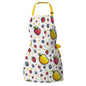 Kosseco Cute Aprons for Women with 1 pocket, Cooking Kitchen Baking Gardening Adjustable Waterproof Aprons for Women - color: Yellow Fruit