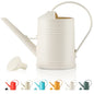 Plastic Indoor Watering Can with Sprinkler Head - 68 oz, 1/2 Gallon - color: White