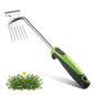 WORKPRO 15-Inch 6-Tine Weed Puller Tool for Deep Root Removal