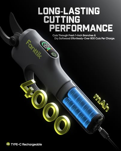 Fanttik Y10 Pro Cordless Electric Pruning Shears with Brushless Motor