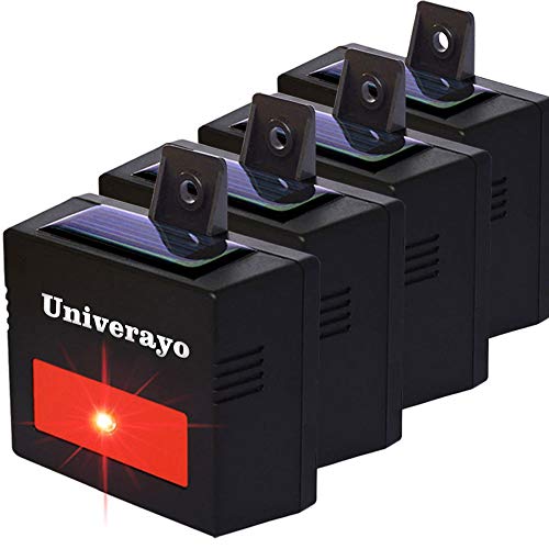 Solar Powered Nocturnal Animal Repeller, 4 Pack