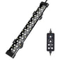 hygger Submersible LED Aquarium Light, 11W 12 in 24/7 Mode Fish Tank Light with 5 Rows Beads, with Timer 9 Colors and Adjustable Brightness, IP68 Waterproof Full Spectrum Light for 13-23 inch Tank - size: 12in 11W