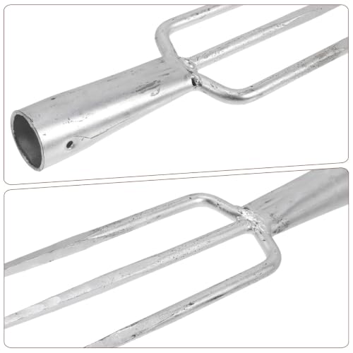 Toyandona Iron Fishing Fork Multi Use Spearhead Fishing Tackle Tool