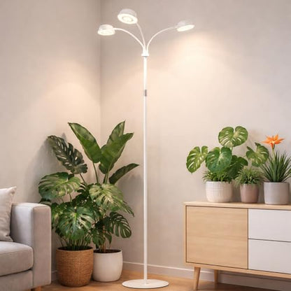 LORDEM Full Spectrum Grow Light with Stand for Indoor Plants, Up to 70 in