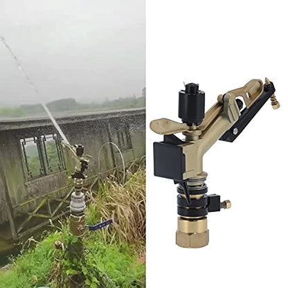 Rotating Sprinkler, Adjustable Angle Impact Sprinkler for Lawn for Green Belt for Agriculture for Irrigation