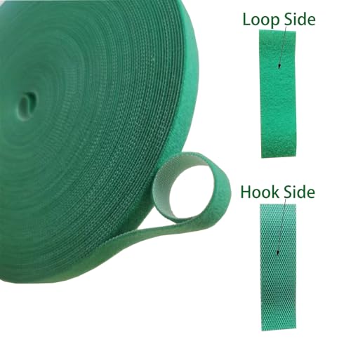Plant Tape for Supporting Plants - 1/2" x 66ft Reusable Soft Garden Tie