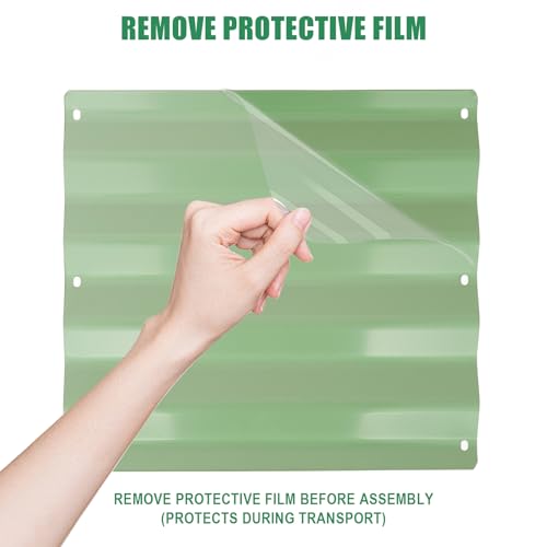 2Pcs Galvanized Raised Garden Bed Kit Outdoor 4x2x1ft, OliveGreen - color: 0live Green