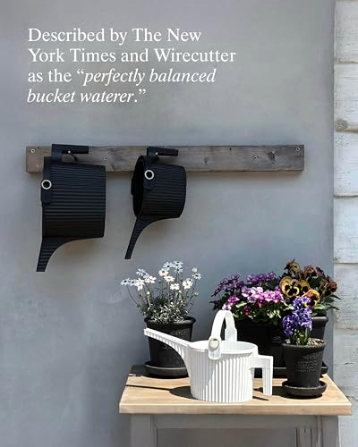 Hachiman Small Watering Can with Widened Spout - color: White, size: Small (Single)