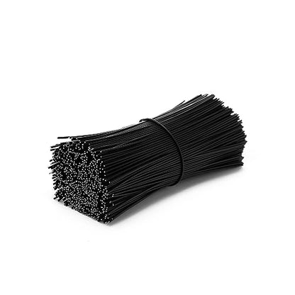 500pcs Plastic Twist Ties for Bags,4.7 Inch Cable Bread Ties Reusable Plant Wire Twist Tiesfor Household and Office Use - size: 500 pcs