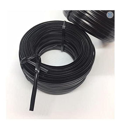 Weststone - Heavy Duty (Wire#23) Plastic Twist Ties - 100ft Black Spool - color: 100ft Black Spool