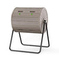DRATO Compost Bin Outdoor 37.5 Gallon Gray - color: Gray