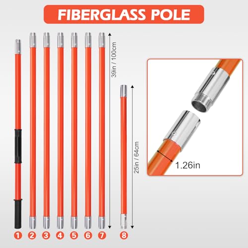 Manual Pole Saw, 27 Ft Tree Pruner