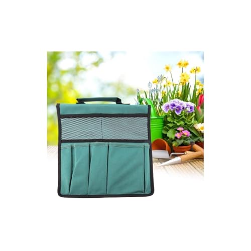 Garden Pouch,Foldable Portable Garden Kneeler Bench Kneeling Bag Gardening Tools Storage Stool Multiple Storage Pouch
