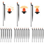20 Sets Mixed 360/180/90 Degrees Drip Irrigation Sprinklers - size: 20 Set Mixed Drip Sprayers