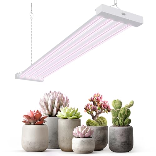 Barrina TX-L63 3FT LED Grow Light, 63W, 4 Panels Wider Coverage, High PPFD - color: Pinkish White, size: 3FT-1 Pack