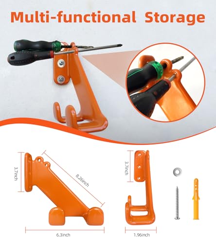 Chainsaw Hanger, 1 Pack Chainsaw Holder Wall Mount, Chain Saw Storage Rack - color: 1 Pack
