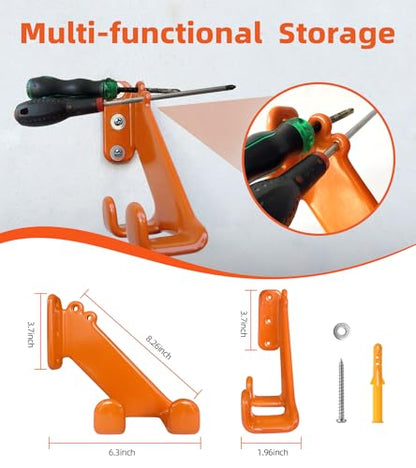 Chainsaw Hanger, 4 Pack Chainsaw Holder Wall Mount, Chain Saw Storage Rack - color: 4 Pack