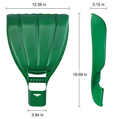 Large Leaf Scoops and Hand Rake Claw, Hand Held Garden Rake Grabbers - style: Scoops