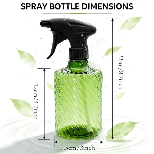 21oz empty plastic spray bottle for plant misting gardening cleaning 600ml