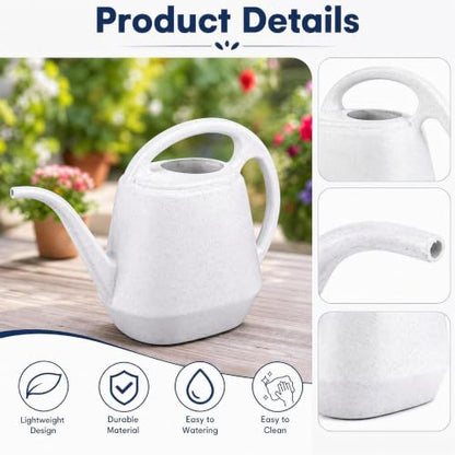 Fasmov Plastic Watering Can, 1-Gallon