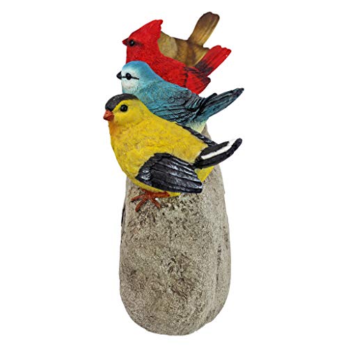 Birdy Welcome Garden Stone Statue: Large - size: Large